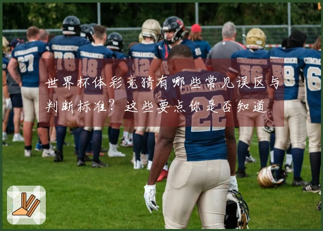 世界杯体彩竞猜有哪些常见误区与判断标准？这些要点你是否知道