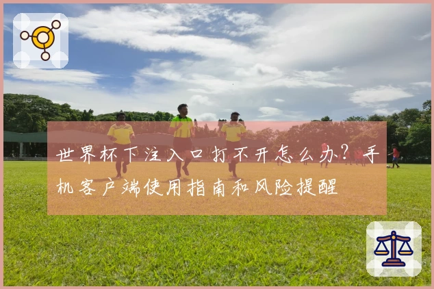 世界杯下注入口打不开怎么办？手机客户端使用指南和风险提醒