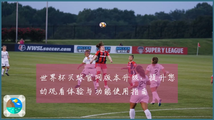 世界杯买球官网版本升级，提升您的观看体验与功能使用指南